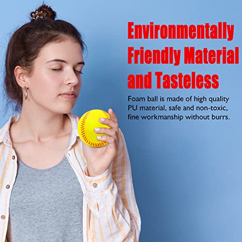 Kicbertin Foam Baseballs 12 Pack, Soft Baseballs 9 Inch Training Softball For Catching, Throwing And Hitting Practice #TOP4