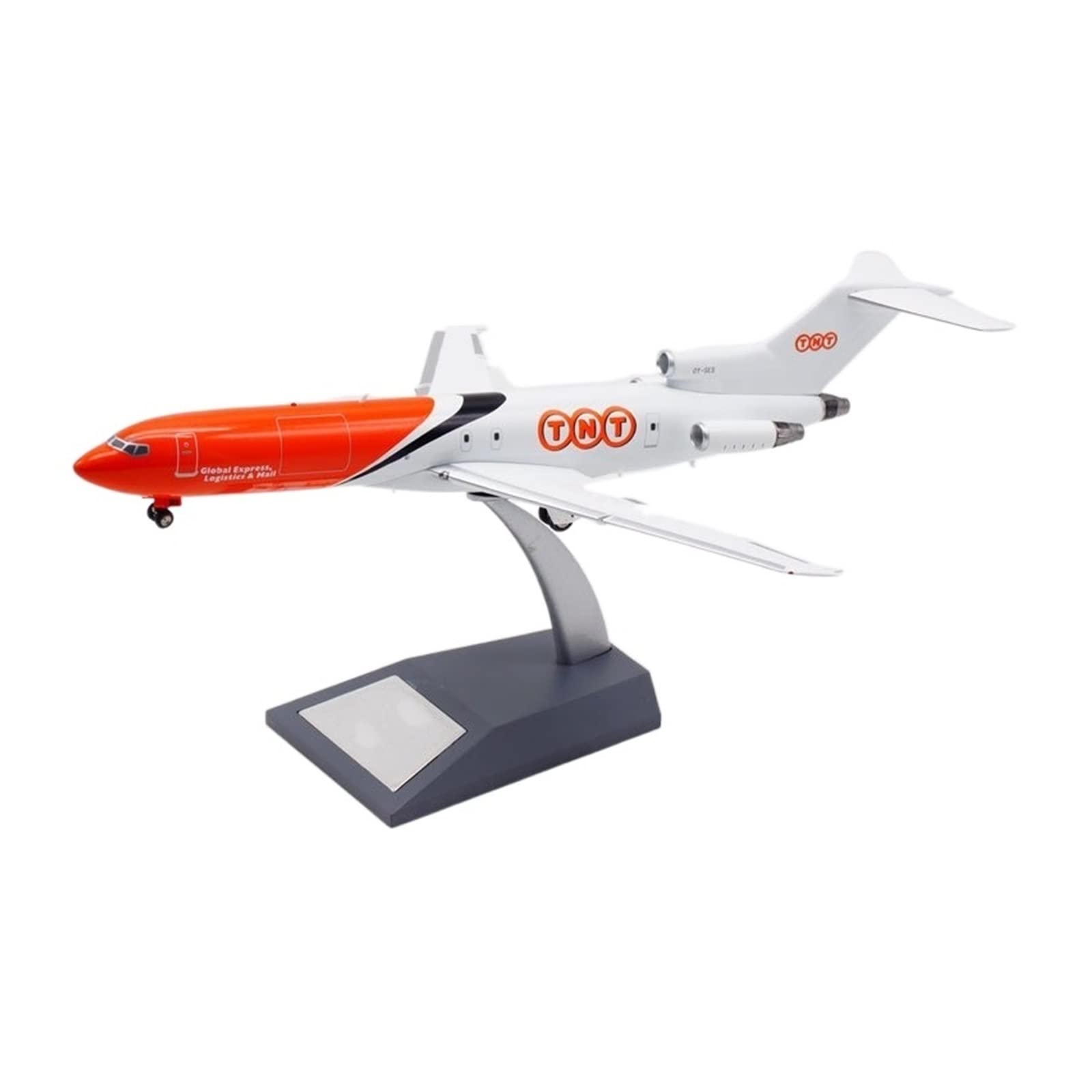 【飛行機　727】ダイキャスト Amazon.co.jp: 飛行機模型 B727-200 OY-SES TNT 1:200 飛行機