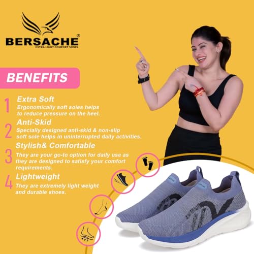 Image of BERSACHE Premium Sports,Gym, tranding Stylish Running Shoes for Women