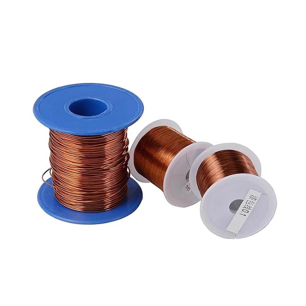500g/roll Enamelled Wire QZY-2/180 Grade High-Temperature Resistant Enameled Copper Wire 0.49 0.51 0.6 0.7 0.8 Mm(0.49mm)