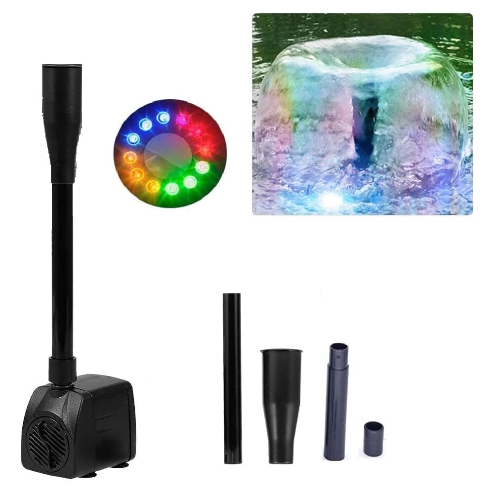 See full amazon price history chart for Hetkrishi Asian Pumps & Machineries 10W Submersible Pump With Adjustable Flow|Fountain Aquarium Garden Table Top Pump|Auto Change With 12 Led With Mashroom Nozzle Set 800Lph & 2.5 Feet Head Hetkrishi Asian Pumps & Machineries 10W Submersible Pump With Adjustable Flow|Fountain Aquarium Garden Table Top Pump|Auto Change With 12 Led With Mashroom Nozzle Set 800Lph & 2.5 Feet Head (B0D2HPXJF7) Amazon Price History, Amazon Price Tracker