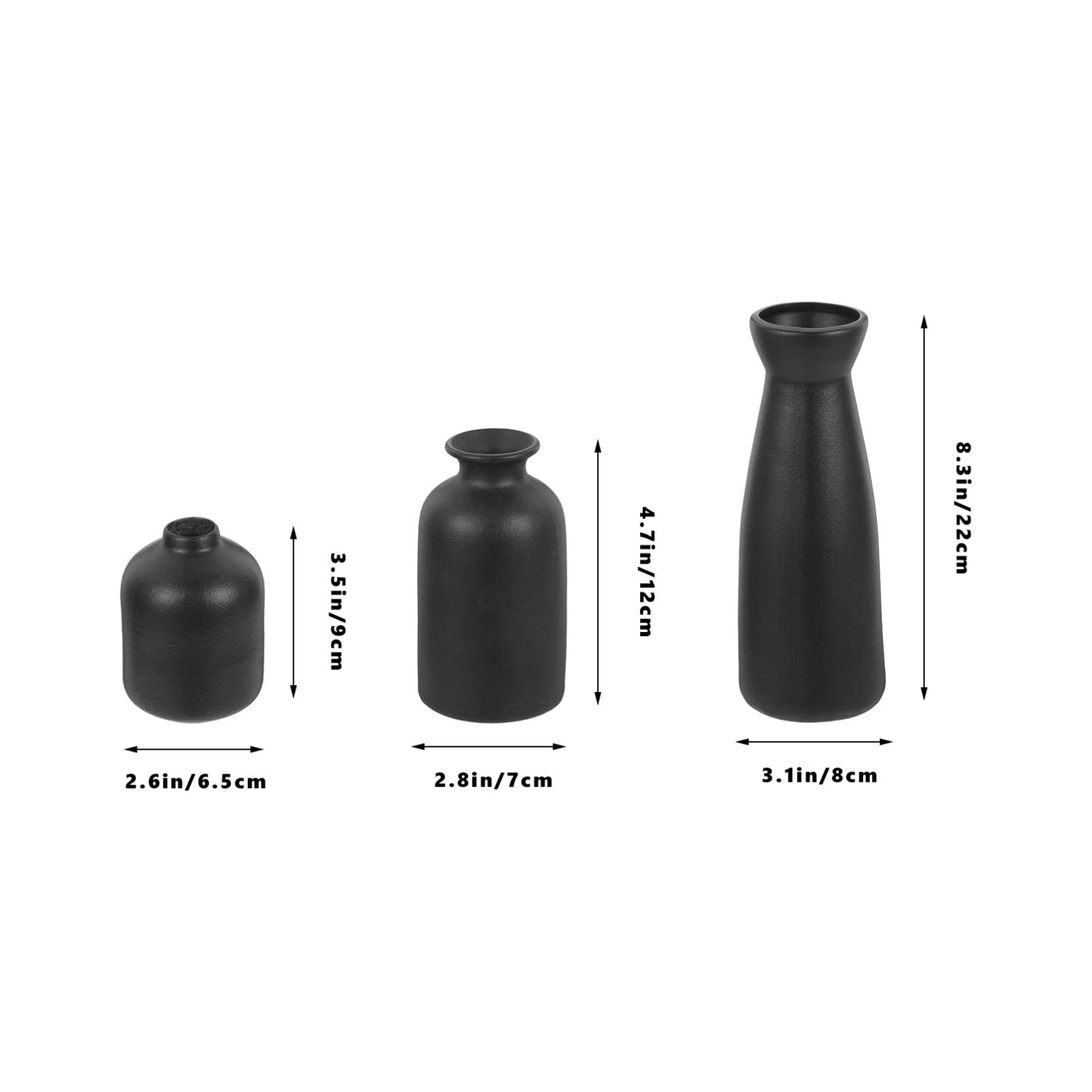 Yardwe Vaso in Ceramica Per Fiori Vaso Per Fiori in Ceramica Piccolo Per Centrotavola Moderno Per Arredamento Casa