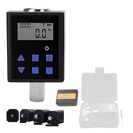 Torque Adapter, Digital Torque Meter 0.3-340 N.m Adjustable Adapter Professional Electronic Wrench Inspection Repair Tools(2-200N.m)