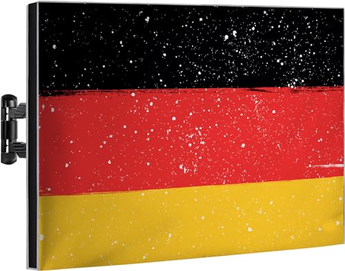 TV Abdeckung Outdoor – Wetterfest Wasserdicht Staubdicht – Schutzhülle für Fernseher auf Terrasse, Balkon, Garten – UV-beständig – Robustes Oxford 600D