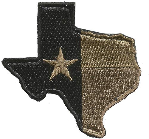 Die-Cut Tactical Texas Patch - Coyote Tan
