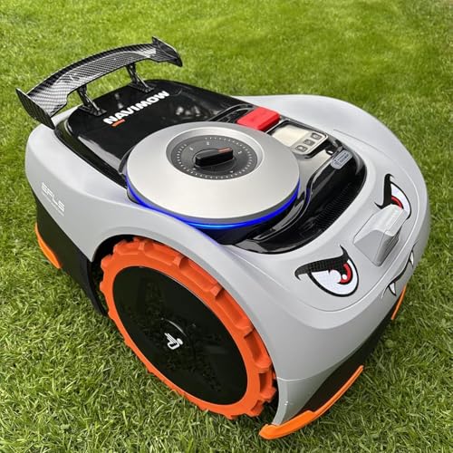 IKSAMY Robot Lawn Mower Decoration, Worx Tuning - Sticker Lawn Mower I Lawn Mower Spoiler I Rear Fin...