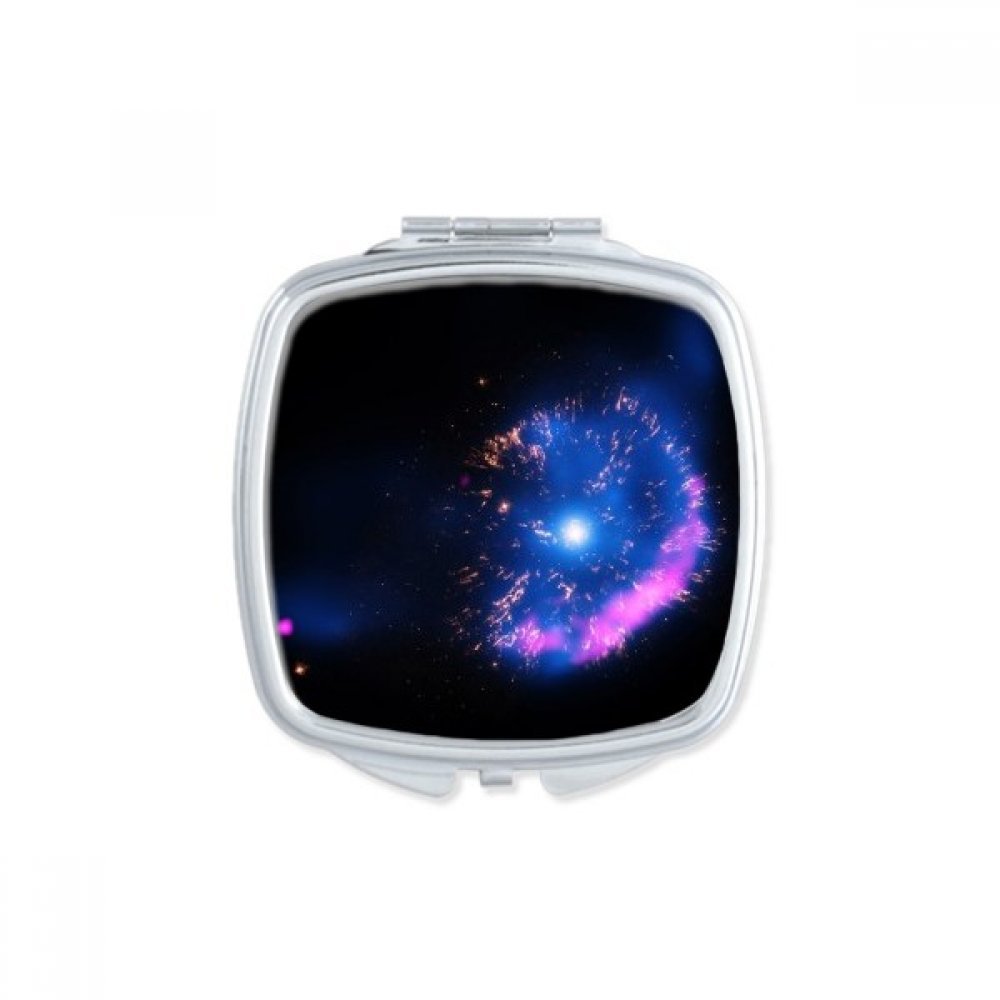 Miroir de poche univers espace illustration pour petit miroir de maquillage nomade