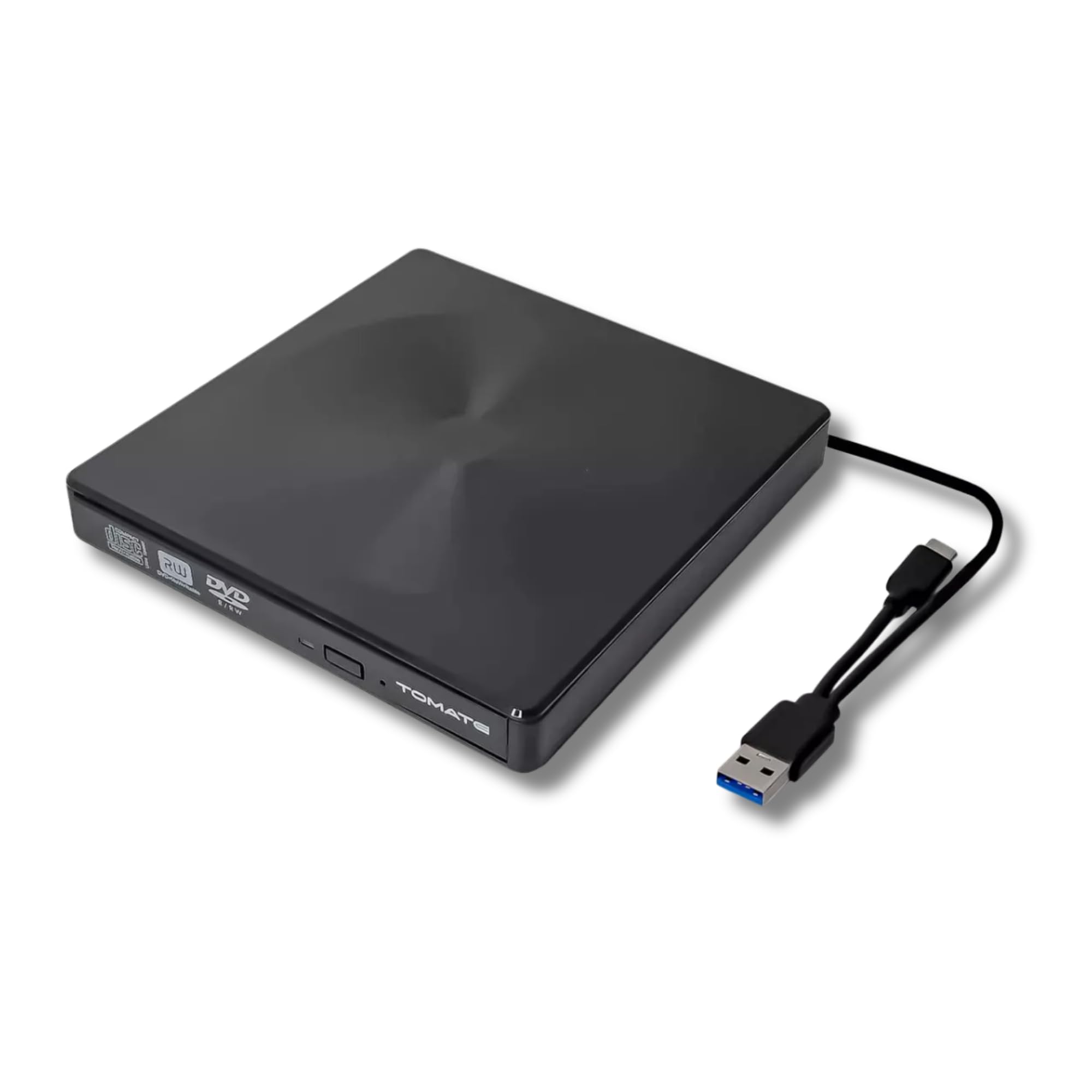 Gravador DVD Externo USB 3.0 e Tipo-C KP-HD845 - Portátil, Alta