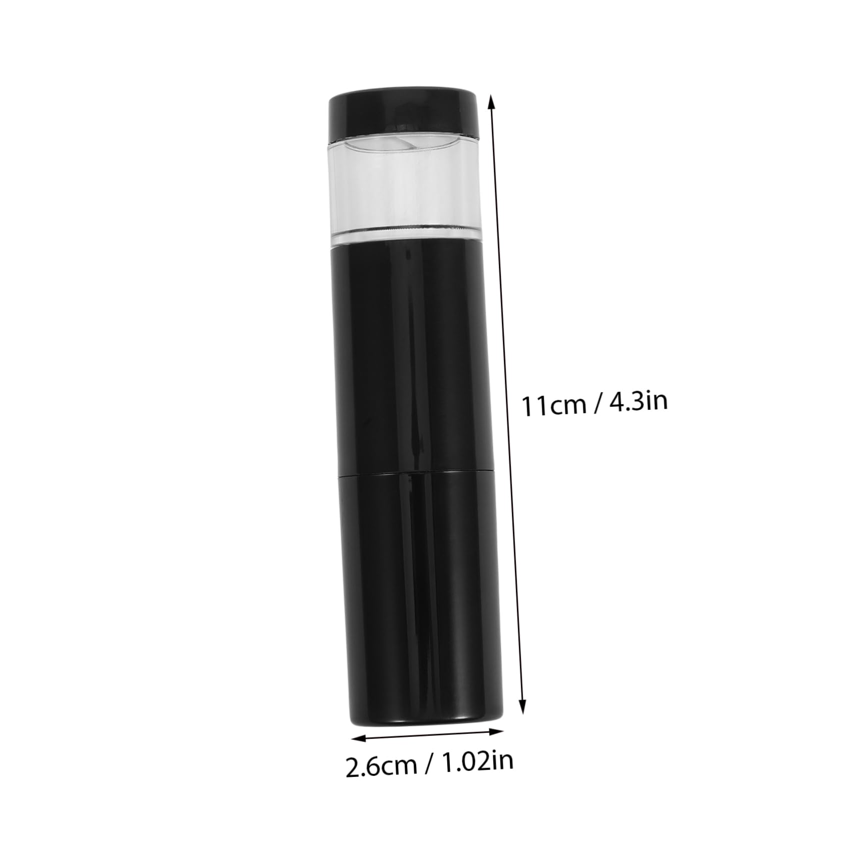 FOYTOKI Knob Makeup Brush Retractable Blush Brush Portable Refillable Loose Powder Bottle Face Blush Applicator