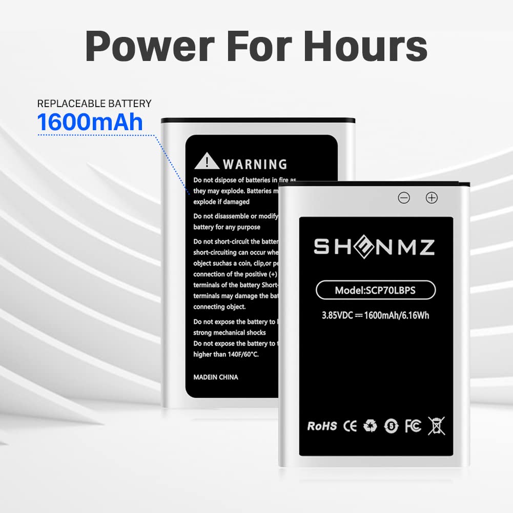 Amazon.com: SCP-70LBPS Battery, Upgraded[1600mAh] Super High