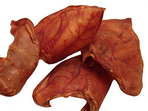 Sawmill Creek Smokehouse Pig Ears 25 Pack Jumbos Sourced and Made in USA Human Grade Type 1 All Natural