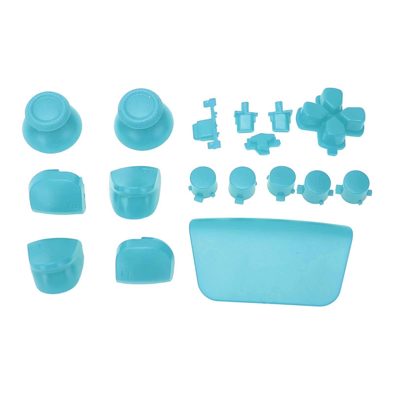 16 Botones de Repuesto para Mando, Palanca de Pulgar, Botones de Gatillo, Joysticks para un Funcionamiento Preciso, Instalación Rápida, Apariencia Personalizada y Agarre