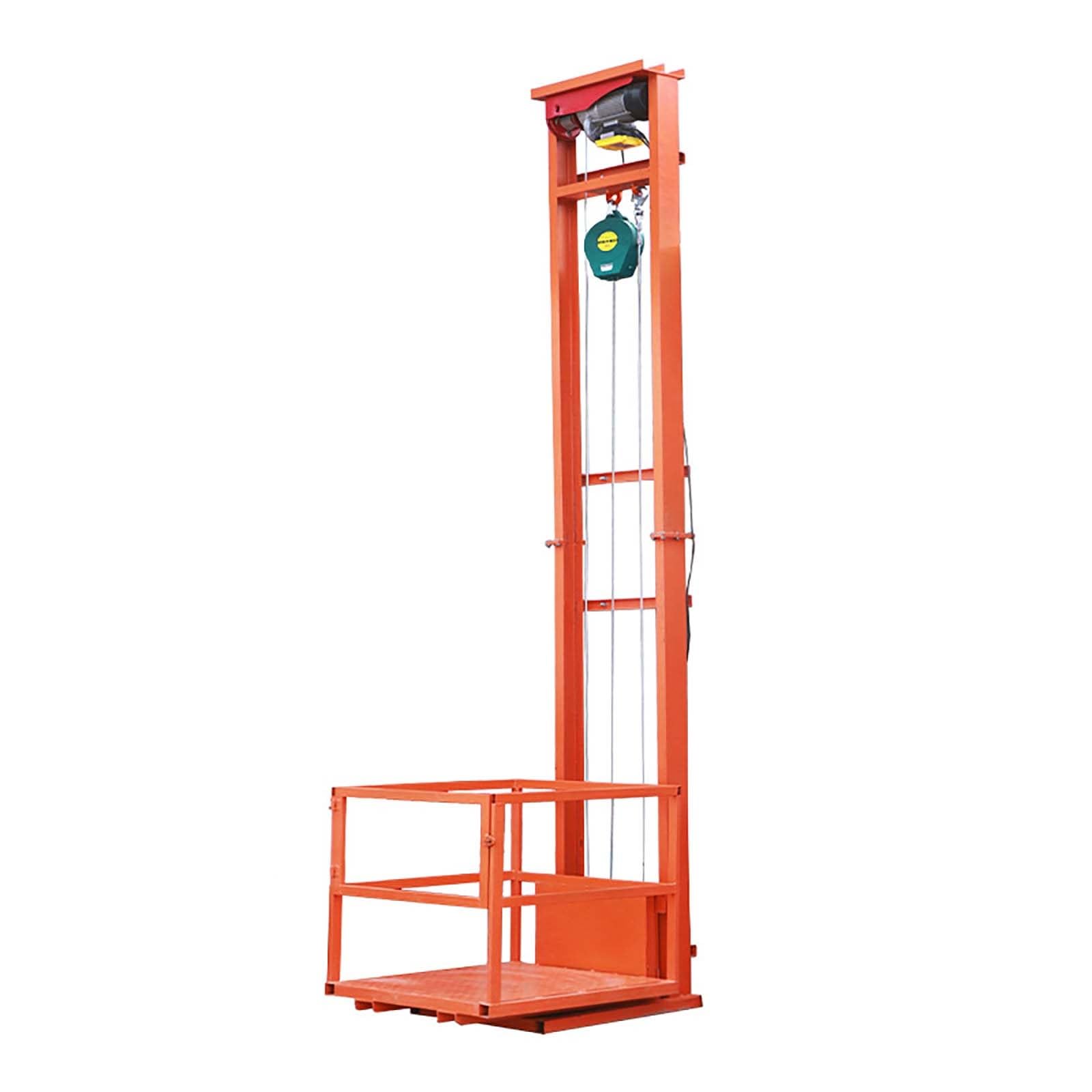Plataforma Elevadora Eléctrica, Montacargas De Pared, Montacargas Automatizados, Con Control Remoto, For Hogares, Almacenes Y Fábricas.(16.4 FT Lifting Height)