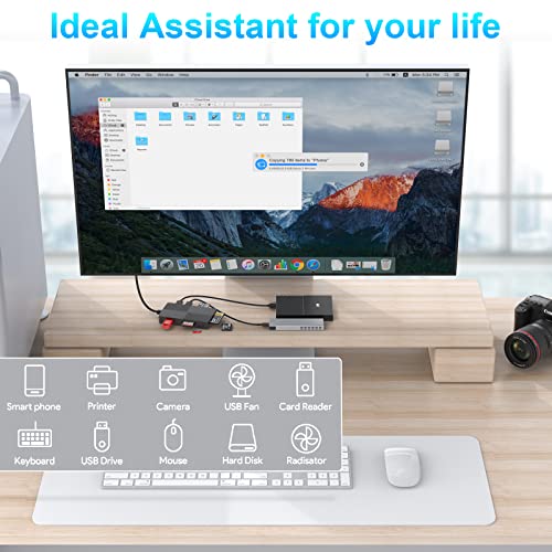 Sd Card Reader 8-In-1 Usb3.0 Multi Memory Card Reader Adapter For Sd/Sdxc/Sdhc/Micro Sd/Cf/Xd/Ms/Mmc Card, Plug& Play, Compatible With Windows, Macos, Linux And Android #TOP4