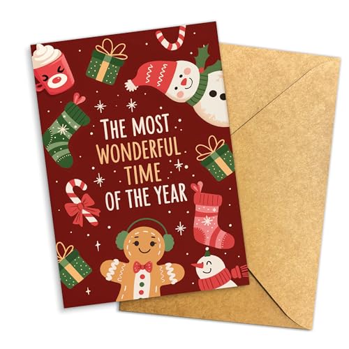 (5.3 x 8C`) The Most Wonderful Time of the YearNX}XJ[hAWW[ubhAႾ܁AMtg&LfBP[̂킢zf[O[eBOAƑAFlAq̐ԂNX}XJ[h(NX}X