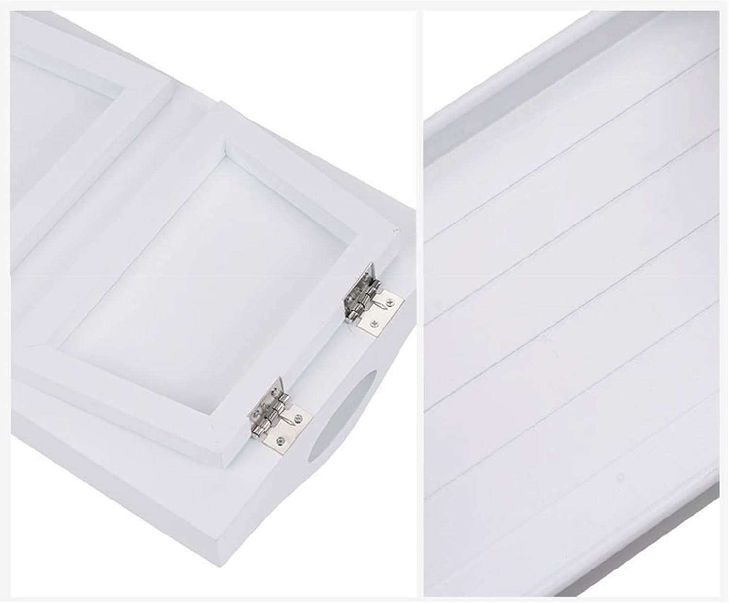 FMURY Tray Table with Foldable Legs Multi-Purpose Breakfast Serving Tray Bed Table Snack Laptop Desk