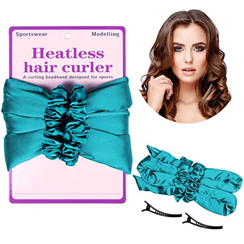 EnriQ Rolos de Cabelo Macios Sem Calor Durante A Noite, Faixa de Cabeça Ondulada Cria Ondas E Cachos