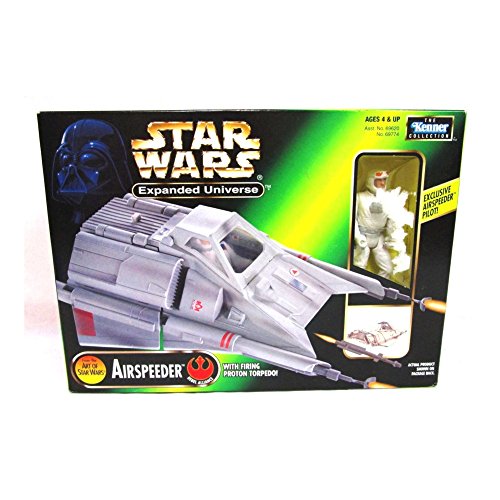 Star Wars Power of the Force Expanded Universe Airspeeder with Exclusive Airspeeder Pilot Action Figure