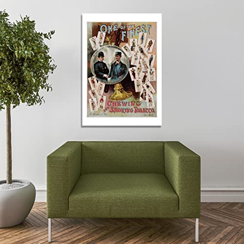 Affiche publicitaire tabac Spiffing Prints : finition mate encadrée - 7