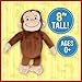 Kids Preferred Curious George Monkey Stuffed Animal Plush Toys Soft Cutest Cuddle Plushie Gifts for Baby and Toddler Boys and Girls - 8 Inches