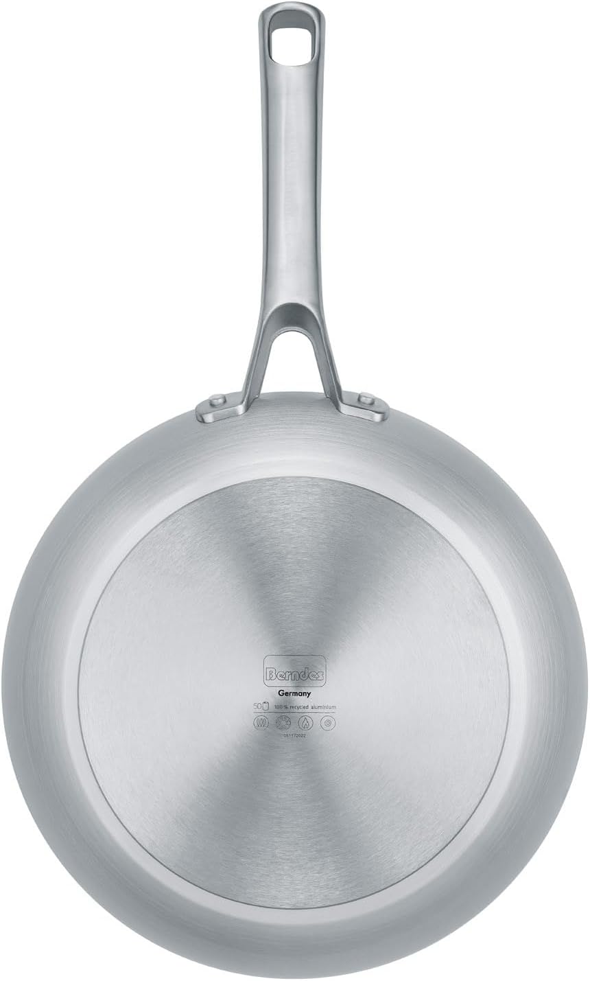 Frying pan 20, 24, 28 or 30 cm, aluminum, recycled, gray - b.free