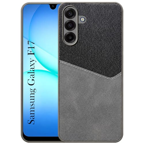 Image of Jkobi Back Cover Case for Samsung Galaxy A17 | Samsung F17 | Samsung M17 5G (Dual PU Leather Stitch | Professional Minimalist | Soft and Flexible)