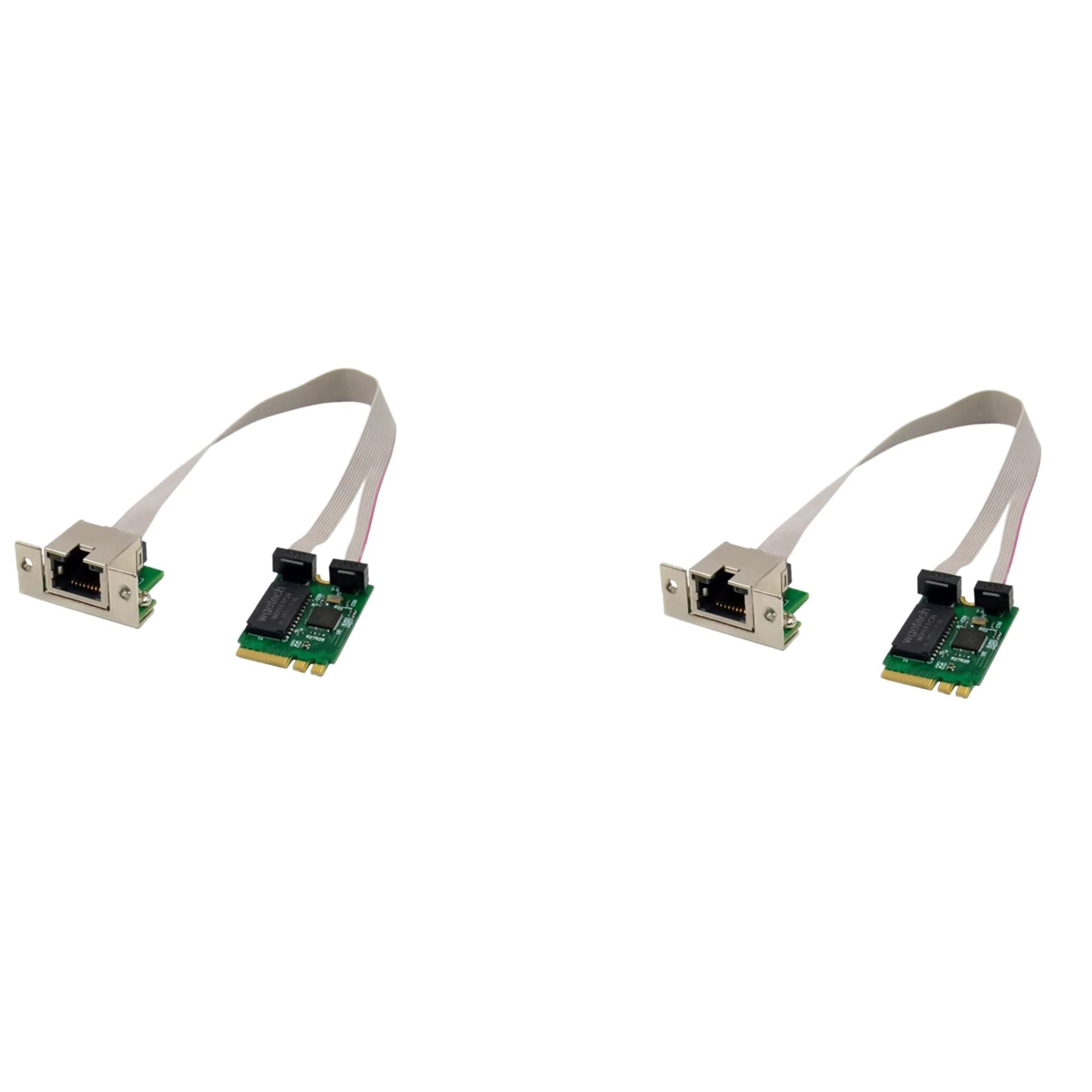 Carte réseau M.2 Ethernet 2.5G Realtek 8125B en lot de 2 adaptateurs multi-Gigabit