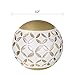 Creative Scents Schonwerk Diamond Lattice Decorative Orbs for Bowls and Vases (Set of 3) Resin Spheres Balls for Living, Dining Room Decor - Coffee Table Centerpiece Home Decor - Great Gift Idea
