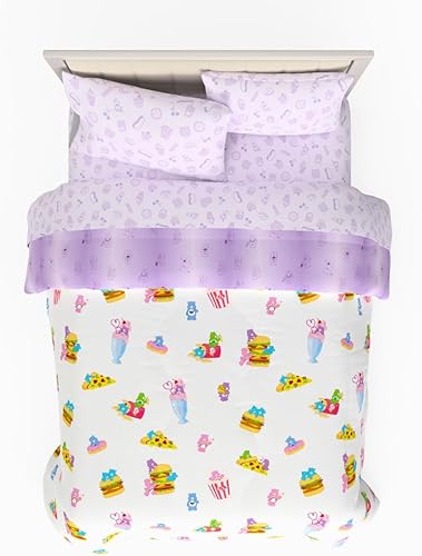 Miniatura 70 de Franco - Juego de ropa de cama coleccionable Nintendo Donkey Kong, 5 piezas, edredón reversible supersuave y juego de sábanas con funda, tamaño Rojo