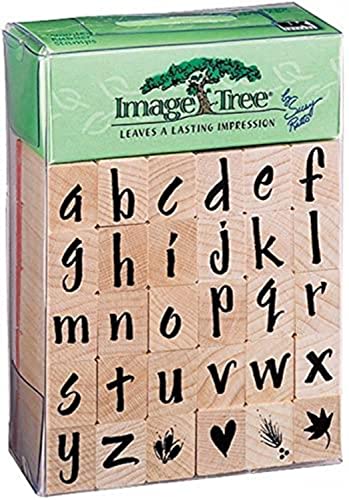 ek tools Alphabet Stamps Lowercase Brush Letters