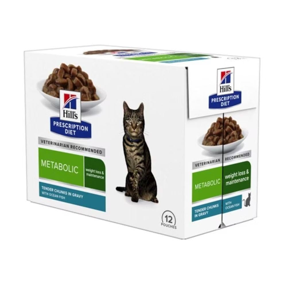 HILL'S Feline METABOLIC Poisson Bleu 12 x 85 g