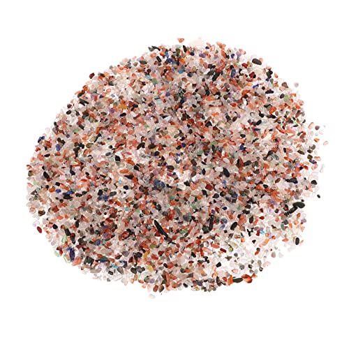 POPETPOP Glow Dark Fish Tank Accessory Aquatic Decorative Stones Crystal Gravel for Tank