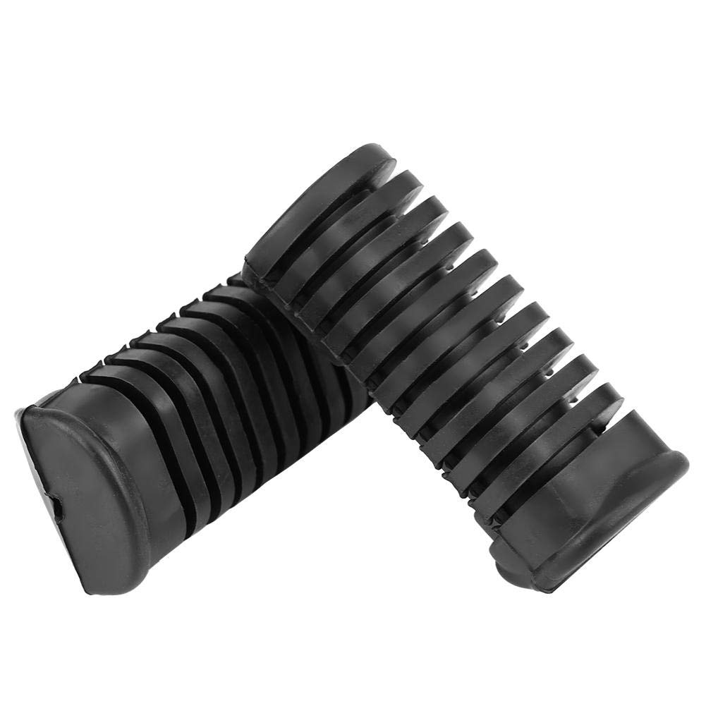 Copri Pedane Moto Universali In Gomma - EBTOOLS, Adatto Per Moto, Anteriore, Nero