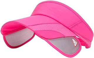 Chapéus de viseira esportiva de sol, chapéu de viseira de sol de verão boné de golfe ajustável feminino com aba retrátil proteção UV praia/tênis chapéu esportivo