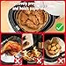 Torven [2/4 Stück] Silikon Magnete für Airfryer Backpapier - Airfryer Magnete für Backpapier Verhindern Backpapier von Abdeckung Lebensmitteln, Heißluftfritteuse Accessoires für Ninja,Philips,Cosori