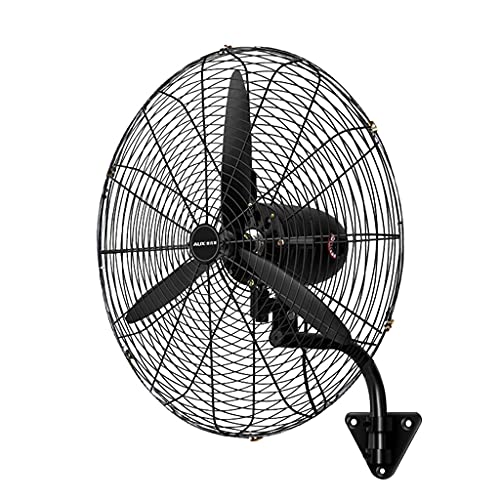 SFNIOKFG Ventilador Industrial de Pared, inclinación Ajustable, Cuernos de Gran Volumen de Aire, Ventilador de Metal Comercial para Taller, almacén, fábrica (tamaño: 30 Pulgadas - 780x850 m