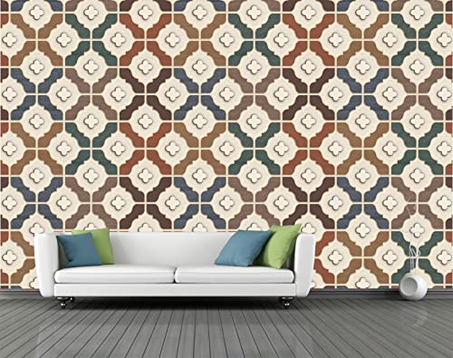 Image of CABANA HOMES Wall Stickers Botanical DIY Wallpaper for Decals (45 x 125 cm, 1 Roll) (6 sq. ft) Decorative Self Adhesive Home Decor Furniture Wardrobe Table Top Ceiling, Multicolour