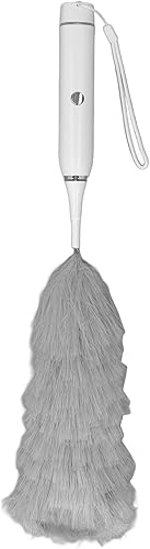 Miniatura 7 de TOPINCN Cepillo de botella 4W Cepillo de limpieza blanco Cepillo de polvo Cabeza de cepillo Limpiador eléctrico Cepillo de limpieza eléctrico