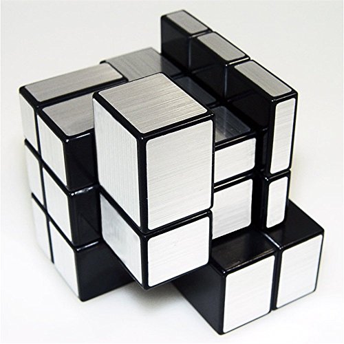 Ahyuan 3X3X3 Mirror Cube Dysmorphism Magic Speed Cube Silver 3D Puzzle Cube For Children Hand Puzzles For Adults #TOP5