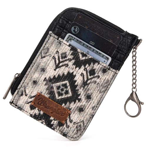Image of Wrangler Western Card Wallet for Women Aztec Credit Card Holder for Women