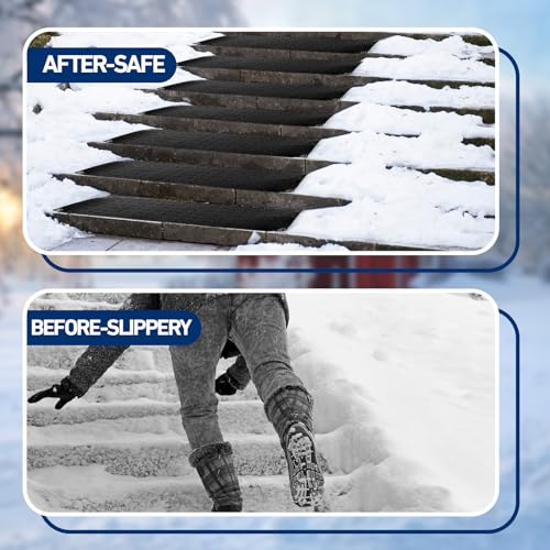 Riakrum Heated Snow Melting Mats Outdoor Slip Proof Ice