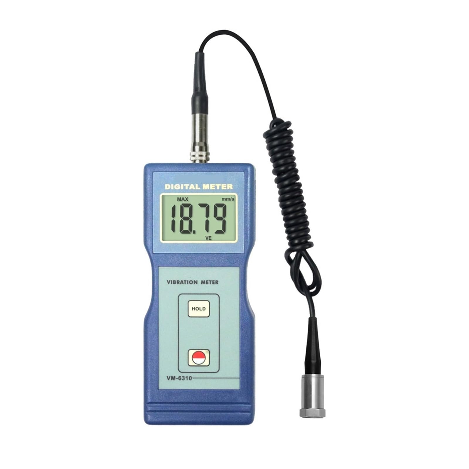 Hight Accurate Digital Vibration Meter VM-6310 Portable Gauge Analyzer Range 0.01~199.9mm/s for Industrial Inspection