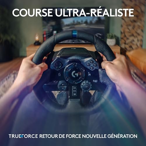 Logitech G923 Trueforce Gaming Rennlenkrad für PS4 und PC