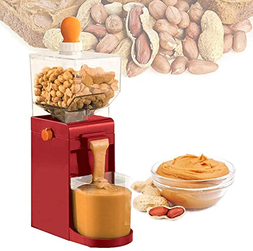 Máquina para hacer molienda de mantequilla de maní, mini máquina de mantequilla de maní, molinillo automático doméstico en miniatura, para café, maíz, maní, anacardos, avellanas, fabricación de