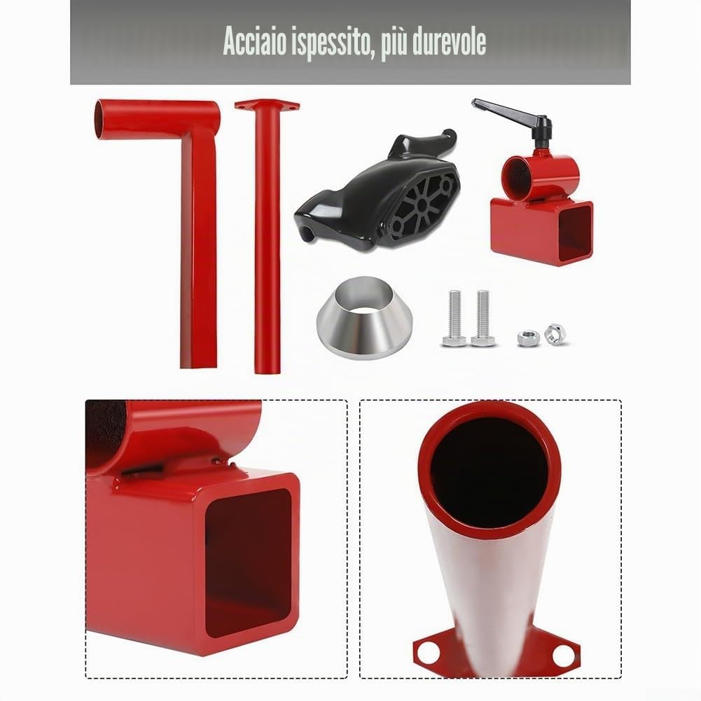 Smontagomme manuale per anatra per kit testa, acciaio fuso resistente per anatra per rimozione pneumatici testa e strumento di montaggio per pneumatici da 16 "21"