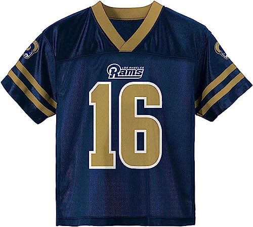 Jared Goff Los Angeles Rams Navy #16 Youth 4-20 Home Player Jersey (X-Large)