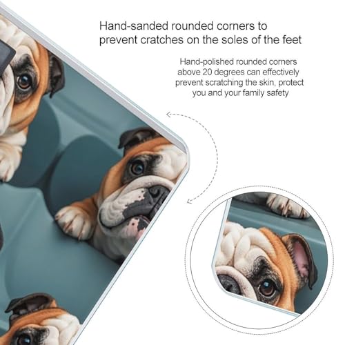 Báscula Digital Divertida Bulldog Inglés para Baño miniatura 4