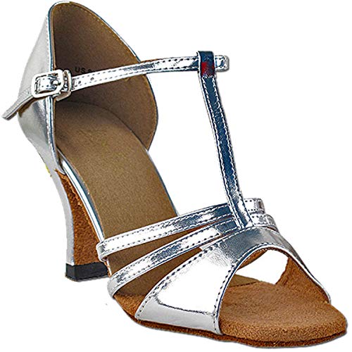 Women's Ballroom Dance Shoes Tango Wedding Salsa Shoes 1683EB Comfortable-Very Fine 2.5