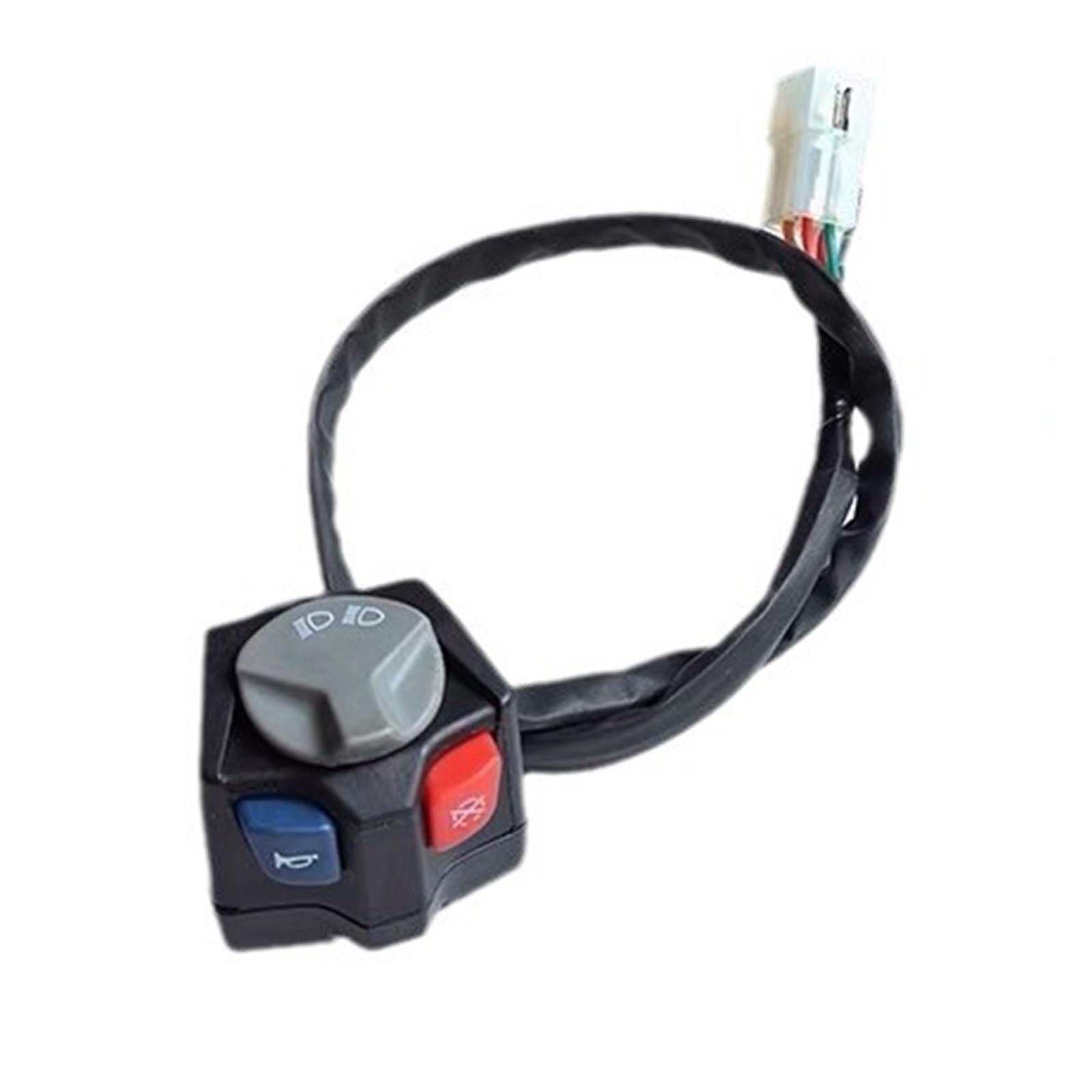 Włącznik kierownicy przycisk motocykla Motocykl Trzyfunkcyjny Przycisk Przełącznika Reflektor Klakson Zabij Uniwersalny Elektryczny Start Płomienia Dla XC XCW EXCF SX(3 buttons Left side)