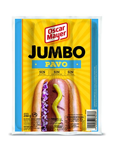 Oscar Mayer - Salchichas Jumbo Pavo, 350g